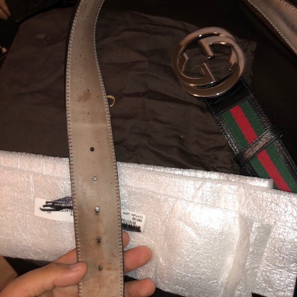 GUCCI INTERLOCKING G WEB BELT (SOLD) - Picture 4 of 7
